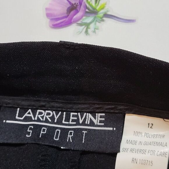 Larry Levine Sport, Not Worn, Black Size12, Women's Slacks - Picture 3 of 8